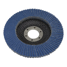 Load image into Gallery viewer, Sealey Flap Disc Zirconium 125mm (5&quot;) - 22mm Bore 120Grit
