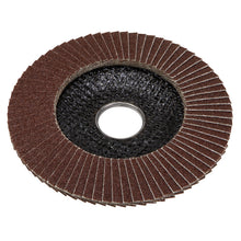 Load image into Gallery viewer, Sealey Flap Disc Aluminium Oxide 125mm (5") - 22mm Bore 60Grit

