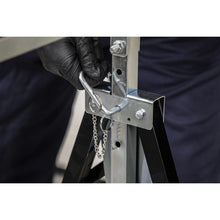 Load image into Gallery viewer, Sealey Fold Down Telescopic Trestle 200kg Capacity - Pair
