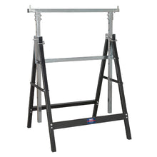Load image into Gallery viewer, Sealey Fold Down Telescopic Trestle 200kg Capacity

