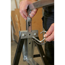 Load image into Gallery viewer, Sealey Fold Down Telescopic Trestle 200kg Capacity
