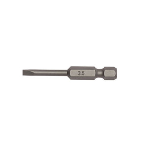 Teng Bit 3.5 x 0.6mm Flat 50mm 1/4" Hex Drive 3pcs
