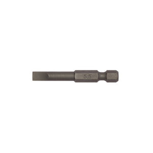 Teng Bit 5.5 x 1.0mm Flat 50mm 1/4" Hex Drive 3pcs