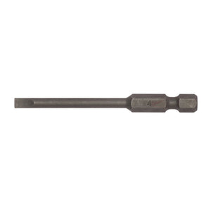 Teng Bit 4.0 x 0.8mm Flat 70mm 1/4" Hex Drive 2pcs