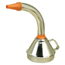 Load image into Gallery viewer, Sealey Funnel Metal, Flexible Spout &amp; Filter 160mm (6&quot;)
