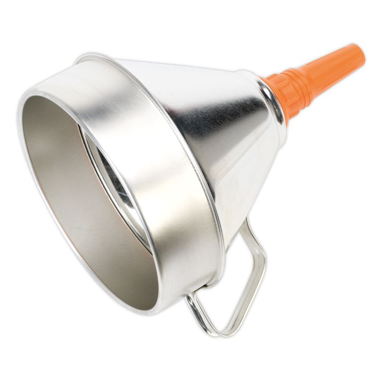 Sealey Funnel Metal, Filter 200mm (8