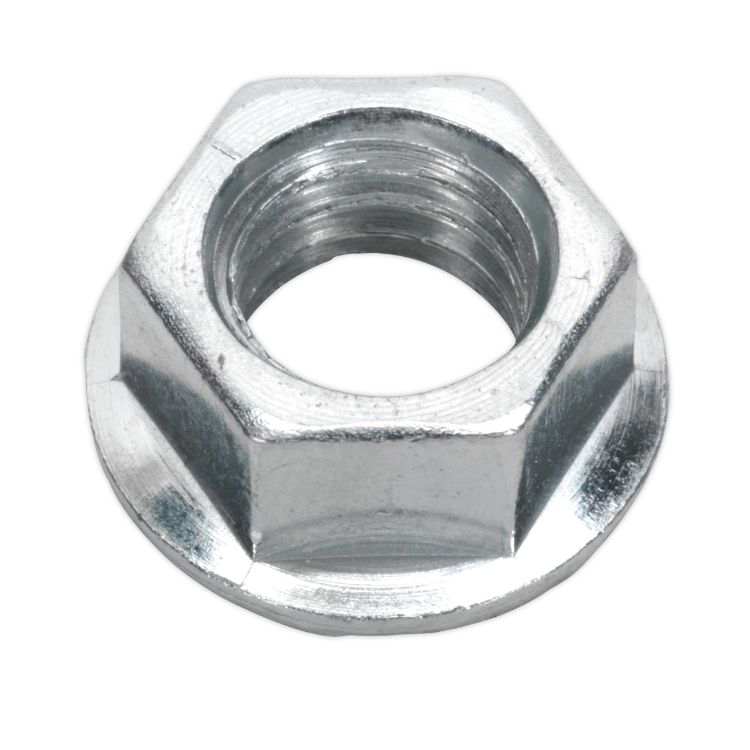 Sealey Flange Nut Serrated DIN 6923 - M10 Zinc - Pack of 100