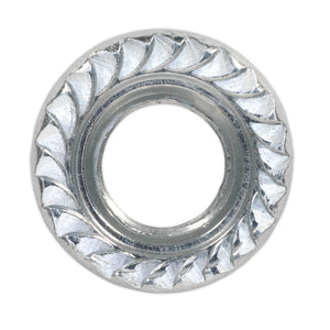 Sealey Flange Nut Serrated DIN 6923 - M10 Zinc - Pack of 100