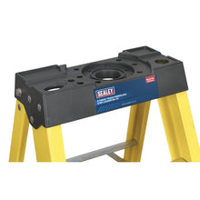 Load image into Gallery viewer, Sealey Fibreglass Step Ladder 4-Tread EN 131
