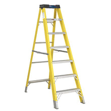 Load image into Gallery viewer, Sealey Fibreglass Step Ladder 6-Tread EN 131
