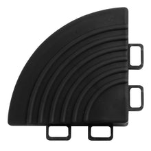 Load image into Gallery viewer, Sealey Polypropylene Floor Tile Corner 60 x 60mm Black - Pack of 4
