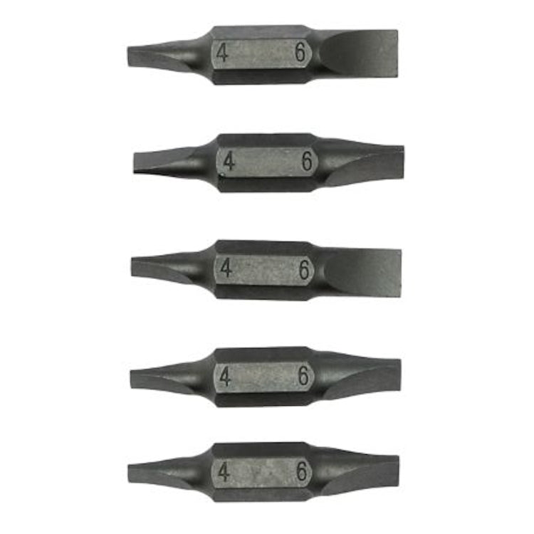 Teng Bit 4.0 x 6mm Flat Double Ended 5pcs