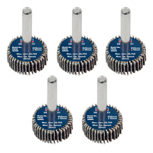Sealey Flap Wheel 25 x 10mm - 6mm Shaft - Assorted Grit - Pack of 5