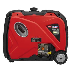 Sealey 3500W Inverter Generator 230V - 4-Stroke Engine