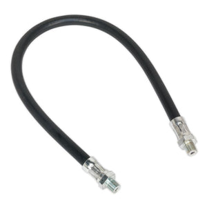 Sealey Rubber Delivery Hose Flexible 450mm (18") - 1/8"BSP