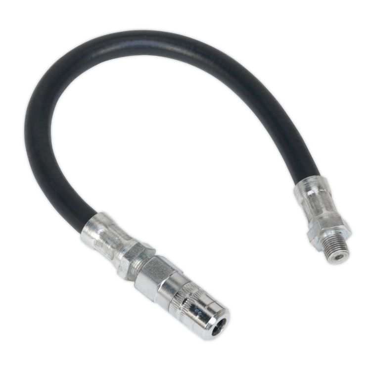 Sealey Rubber Delivery Hose, 4-Jaw Connector Flexible 300mm (12