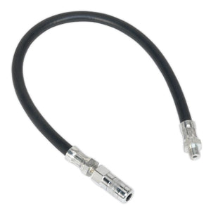 Sealey Rubber Delivery Hose, 4-Jaw Connector Flexible 450mm (18") - 1/8"BSP Gas