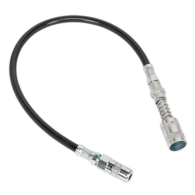 Sealey Rubber Delivery Hose, 4-Jaw Connector Flexible 450mm (18