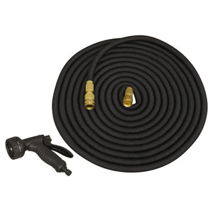 Sealey 17mm Expandable Garden Hose Black 15M Premium
