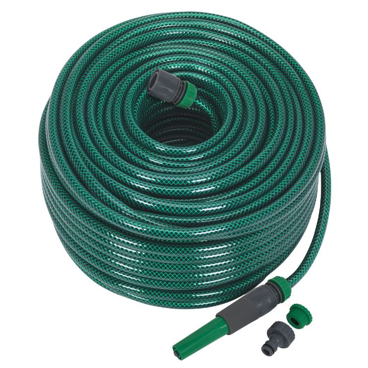 Sealey Water Hose 80M, Fittings