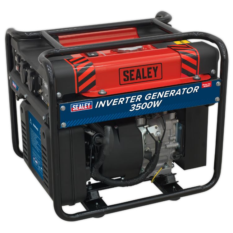 Sealey Inverter Generator 3500W 230V 4-Stroke Engine