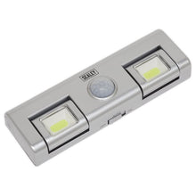 Load image into Gallery viewer, Sealey Auto Light 1W COB LED, PIR Sensor 3 x AA Cell

