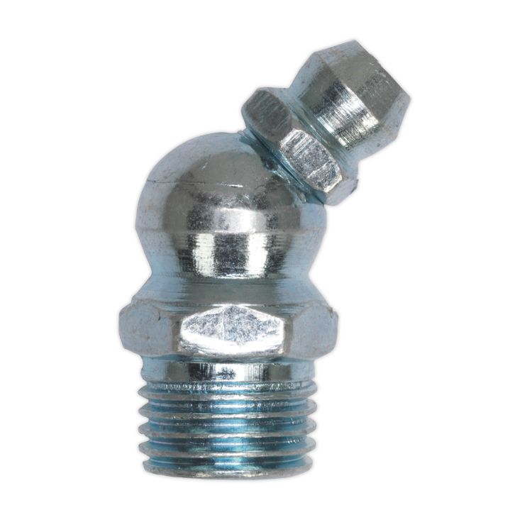 Sealey Grease Nipple 45° 10 x 1mm - Pack of 25