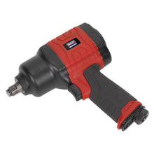 Load image into Gallery viewer, Sealey Composite Air Impact Wrench 1/2&quot; Sq Drive - Twin Hammer (800Nm - 590lb.ft)
