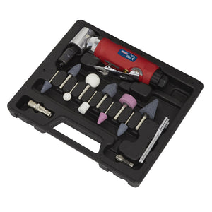 Sealey Air Die Grinder 90° Angle Kit 15pc