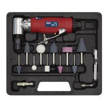 Load image into Gallery viewer, Sealey Air Die Grinder 90° Angle Kit 15pc

