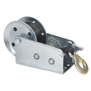 Sealey Geared Hand Winch 900kg Capacity, Webbing Strap