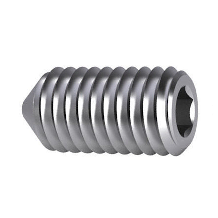 Hexagon Socket Set Screw M12 - Cone Point - DIN 914