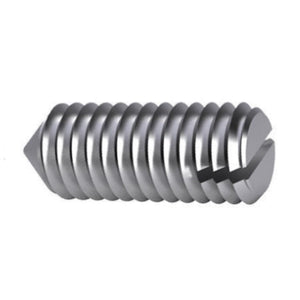 Slotted Set Screw M12 - Cone Point - DIN 553
