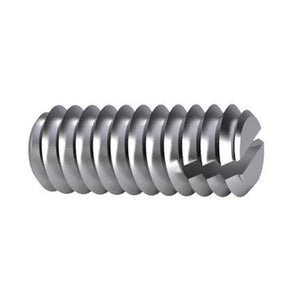 Slotted Set Screw M8 - Flat End - DIN 551