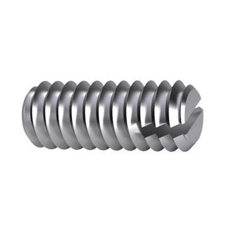 Slotted Set Screw M8 - Flat End - DIN 551