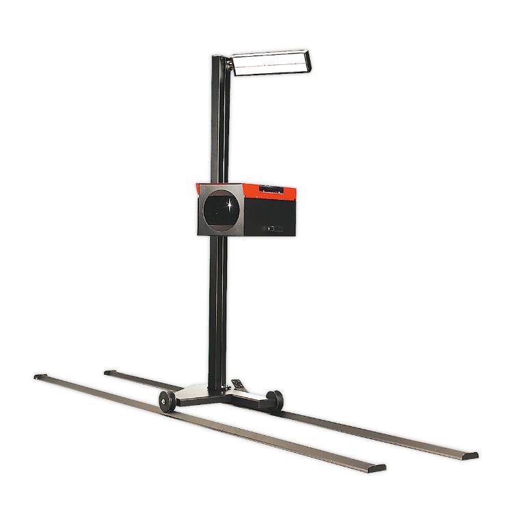 Sealey Headlamp Beam Setter, Rails & Commercial Aiming Screen