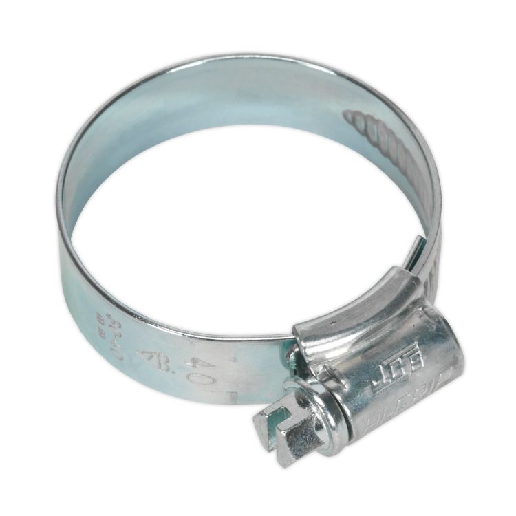 Sealey HI-GRIP Hose Clip Zinc Plated 30-40mm - Pack of 20