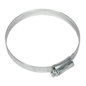 Sealey HI-GRIP Hose Clip Zinc Plated 80-100mm - Pack of 10