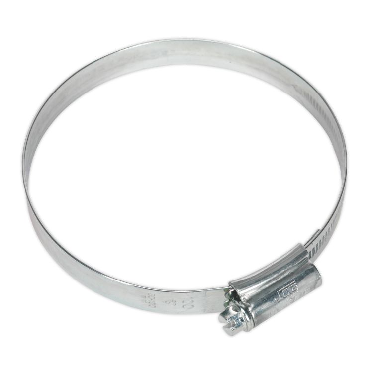 Sealey HI-GRIP Hose Clip Zinc Plated 80-100mm - Pack of 10