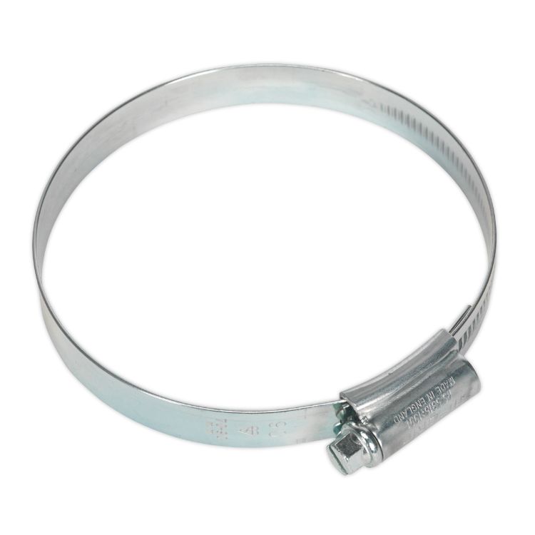 Sealey HI-GRIP Hose Clip Zinc Plated 70-90mm - Pack of 10