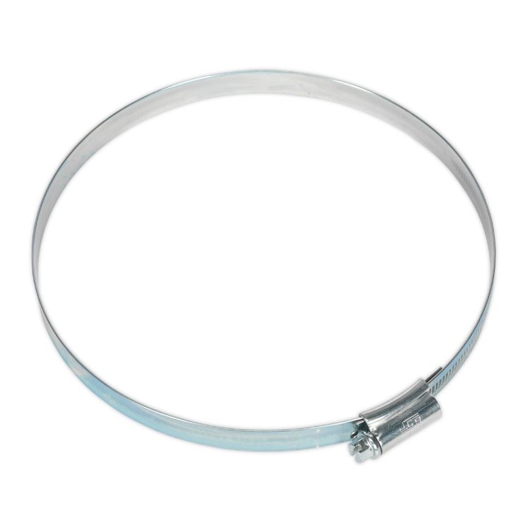Sealey HI-GRIP Hose Clip Zinc Plated 130-160mm - Pack of 10