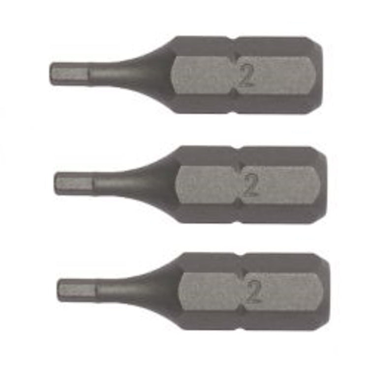Teng Bit 2.0mm Hex 25mm Long 1/4