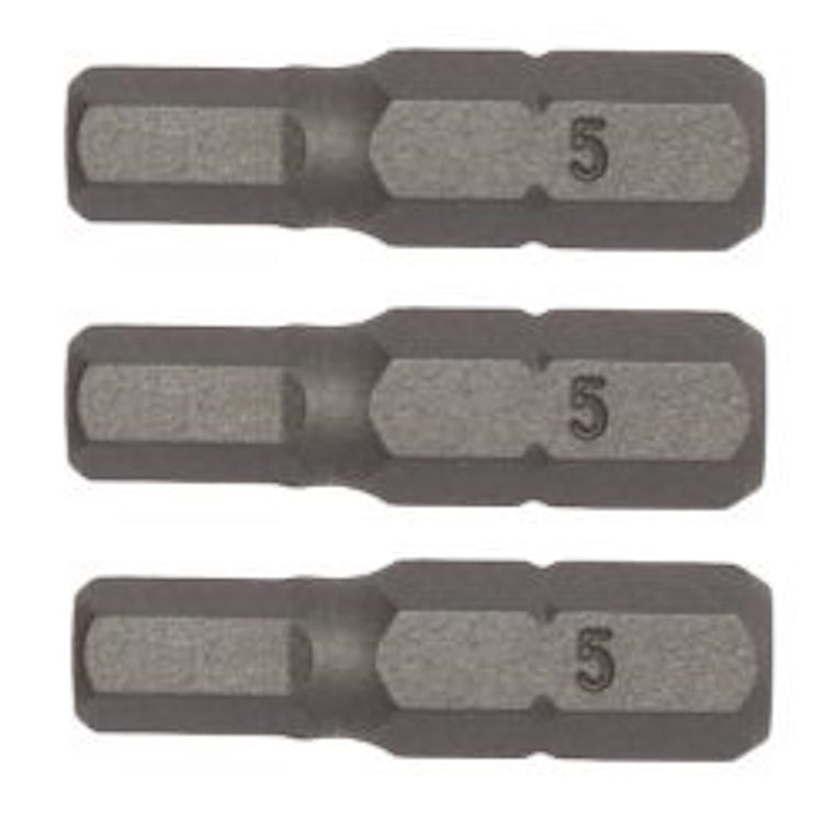 Teng Bit 5.0mm Hex 25mm Long 1/4