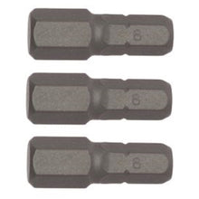 Load image into Gallery viewer, Teng Bit 8.0mm Hex 25mm Long 1/4" Hex 3pcs
