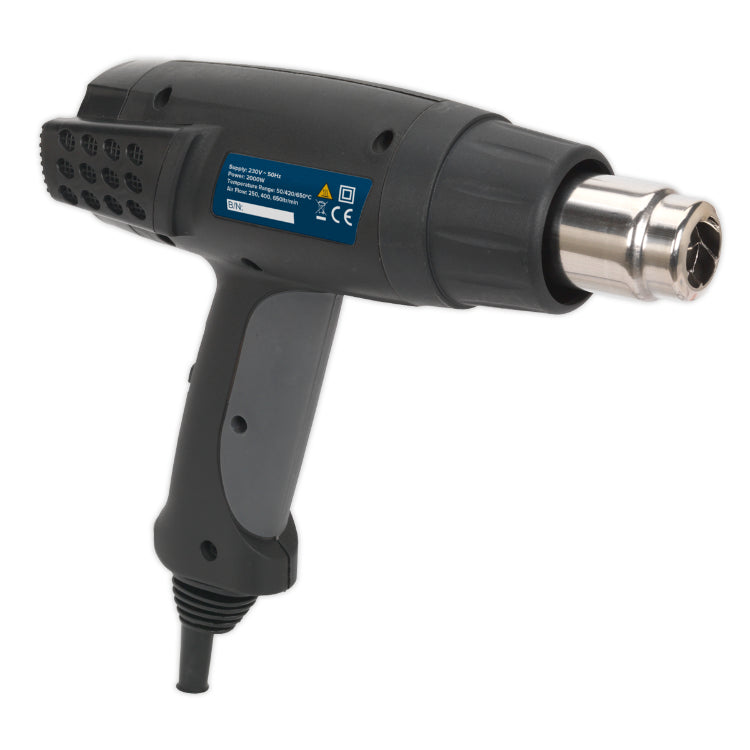 Sealey Hot Air Gun 1800W 3-Speed 50/420/650°C