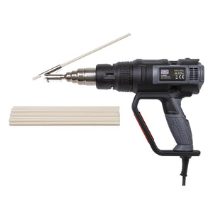 Sealey Plastic Welding Kit including HS102 Hot Air Gun