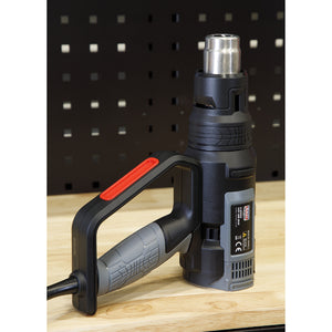 Sealey Hot Air Gun 2000W 3-Speed 50-600°C Variable Heat