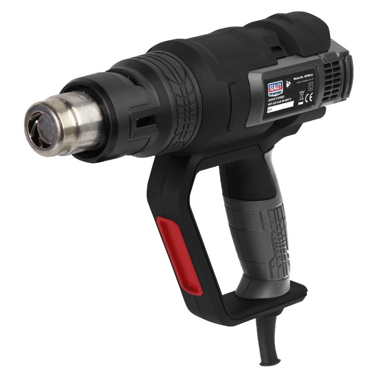 Sealey Hot Air Gun 2000W 3-Speed 50-600°C Variable Heat