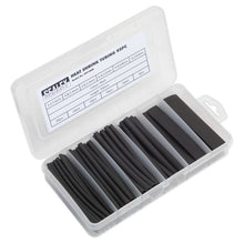 Load image into Gallery viewer, Sealey Heat Shrink Tubing Assortment 95pc 100mm (4") Black
