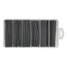 Load image into Gallery viewer, Sealey Heat Shrink Tubing Assortment 95pc 100mm (4") Black
